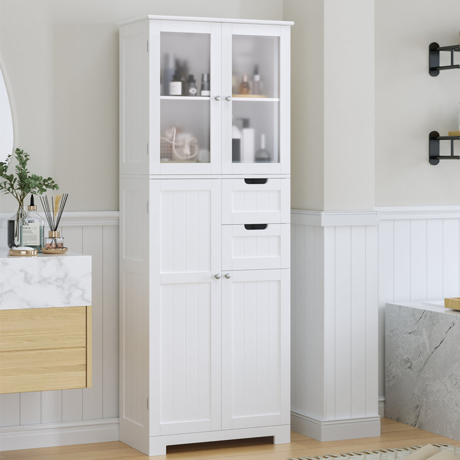 Almetter Freestanding Bathroom Cabinet with Drawers